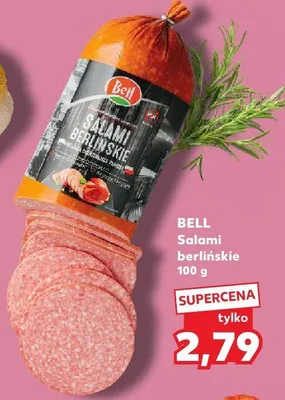 Salami berlińskie Bell promocja w Kaufland