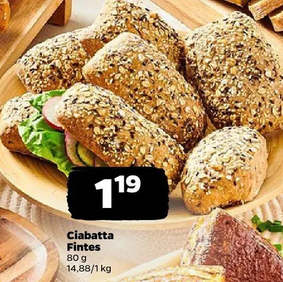 Ciabatta Fintes Netto promocja w Netto