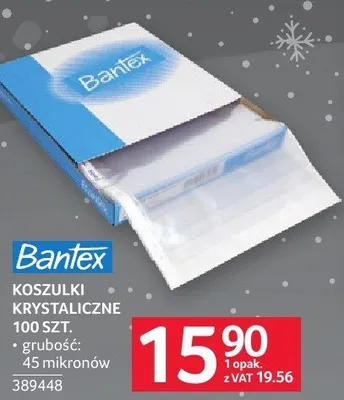 Koszulki krystaliczne Bantex 100 szt. promocja w Selgros