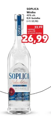 Wódka Biały bocian vodka promocja w Kaufland