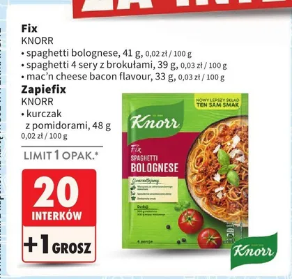 Mieszanka Fix, różne rodzaje promocja w Intermarche