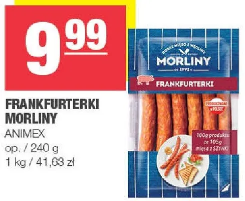 Frankfurterki Morliny ANIMEX promocja w SPAR