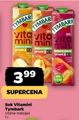 Sok Vitamini, różne rodzaje promocja w Netto