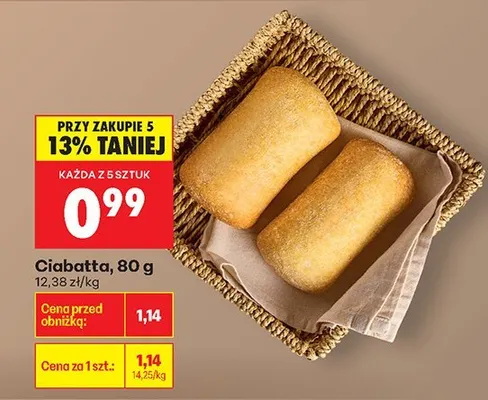 Ciabatta Biedronka promocja w Biedronka