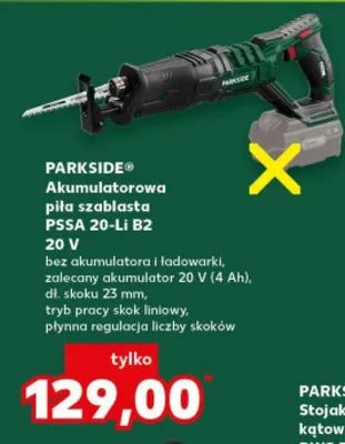 Akumulatorowa piła szablasta PSSA 20-Li B2 promocja w Kaufland
