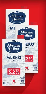 Mleko UHT 3,2% 1l promocja w Biedronka