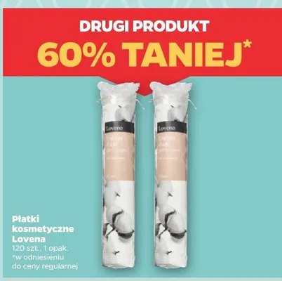 Płatki kosmetyczne Lovena promocja w Netto