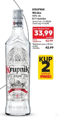 Wódka 0,7 l Krupnik promocja