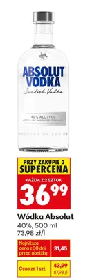 Wódka promocja w Biedronka