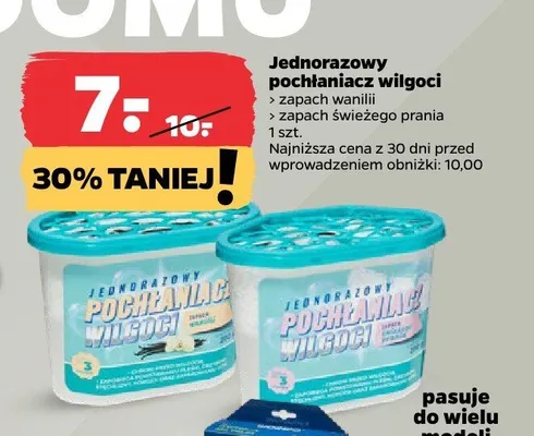 Jednorazowy pochłaniacz wilgoci zapach wanilii promocja w Netto
