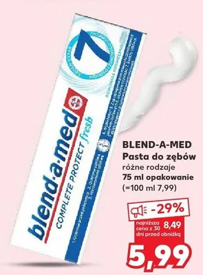 Pasta do zębów różne rodzaje Blend-A-Med promocja w Kaufland