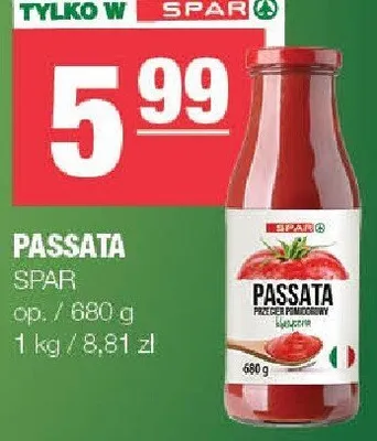 Passata Spar promocja w SPAR