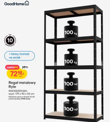 Regał promocja w Castorama