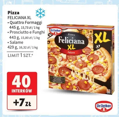 Pizza XL Salame Feliciana promocja w Intermarche