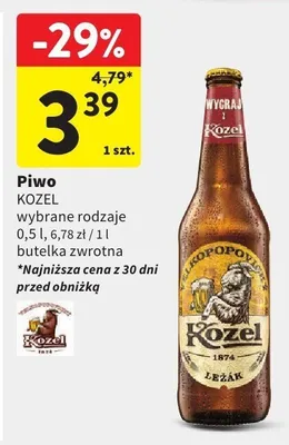 Piwo promocja w Intermarche