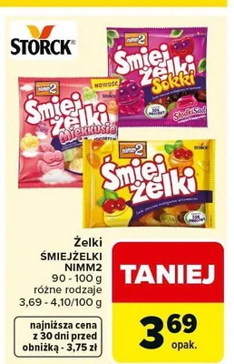 Żelki Śmieżelki Nimm2 promocja w Carrefour