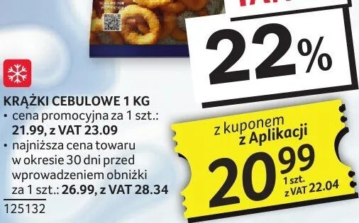 Krążki cebulowe Shake O'rings promocja w Selgros