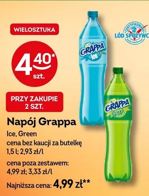 Napój Grappa Ice, Green promocja w Żabka