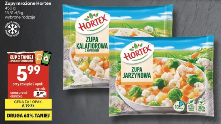 Zupa jarzynowa Hortex promocja w Delikatesy Centrum