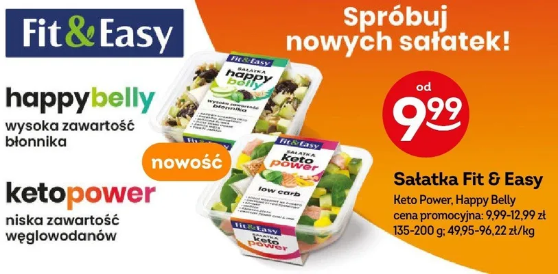 Sałatka Fit & Easy Keto Power promocja w Żabka