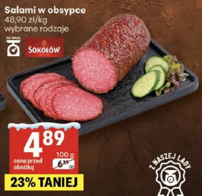 Salami promocja w Delikatesy Centrum