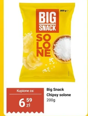 Chipsy solone promocja w Dino