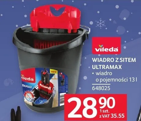 Wiadro z sitem ULTRAMAX Vileda promocja w Selgros