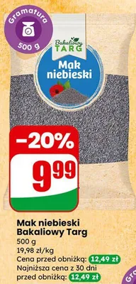 Mak niebieski  promocja w Dino