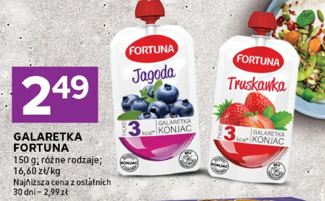 Galaretka konjac jabłkowa promocja w Stokrotka