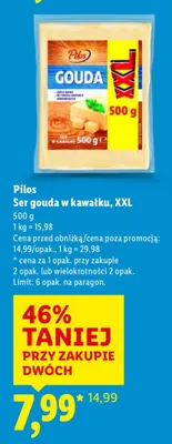 Ser gouda w kawałku, XXL promocja w Lidl
