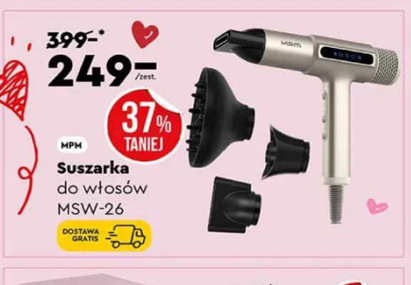 Suszarka do włosów MSW-26 promocja w Biedronka