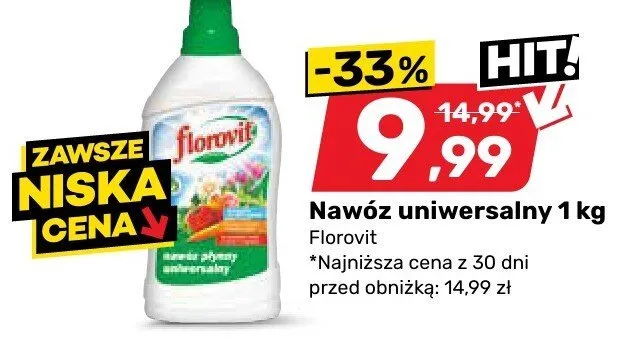 Nawóz uniwersalny Florovit 1 kg promocja w Bricomarche
