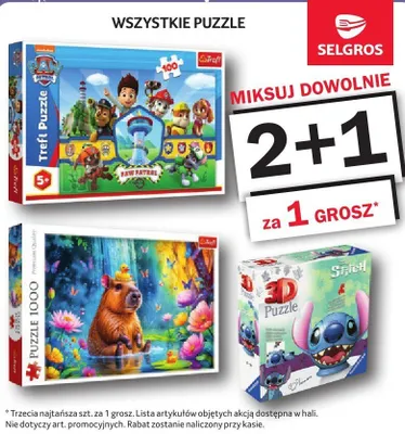 Puzzle Psi Patrol Trefl 100 elementów promocja w Selgros