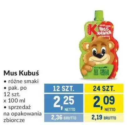 Mus Kubuś promocja w Makro