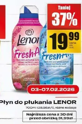 Płyn do płukania Lenor promocja w Supeco