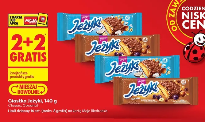 Ciastka Coconut 140g promocja w Biedronka