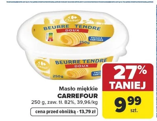 Masło promocja w Carrefour