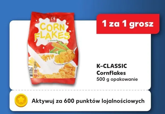 Płatki cornflakes 500 g K-Classic promocja w Kaufland