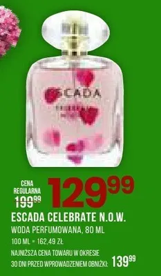 Woda perfumowana ESCADA CELEBRATE N.O.W. 80 ML promocja