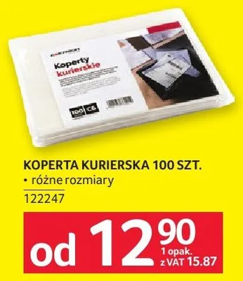 Koperta kurierska 100 szt., różne rozmiary Selgros promocja w Selgros