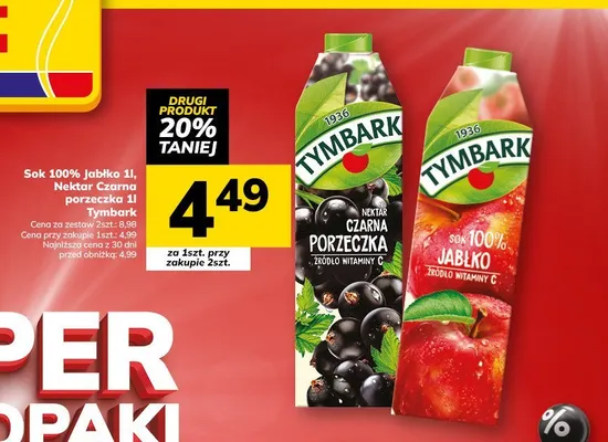 Sok Tymbark Jabłko promocja w Hitpol