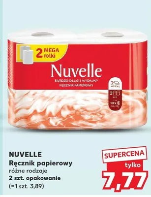 Ręcznik papierowy różne rodzaje Nuvelle promocja w Kaufland