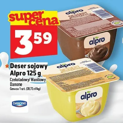 Deser sojowy Alpro 125 g promocja w TOPAZ