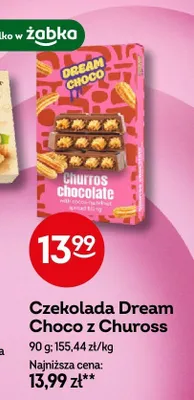 Czekolada Dream Choco z Chuross promocja w Żabka