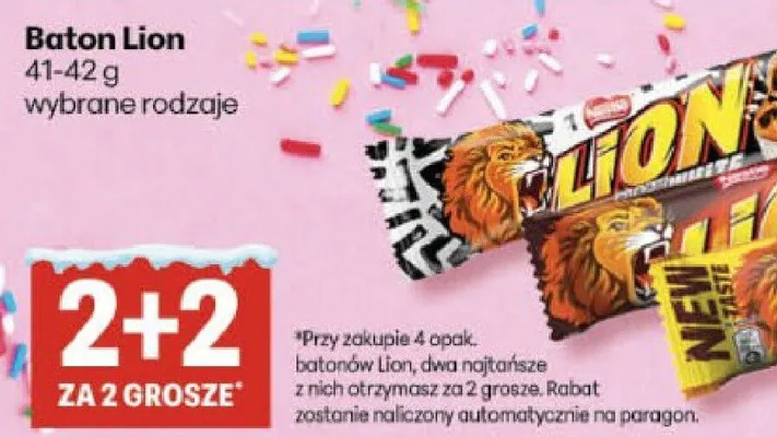 Baton Lion standard promocja w Delikatesy Centrum