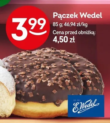 Pączek Wedel promocja w Żabka