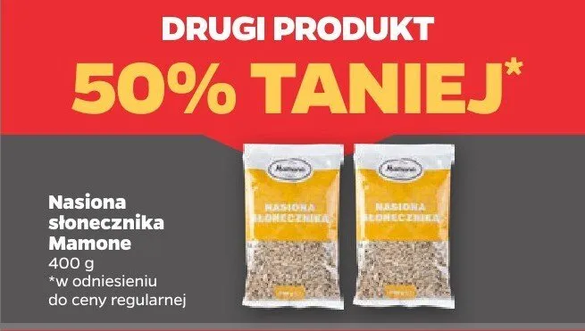 Nasiona słonecznika  promocja w Netto