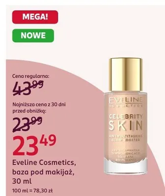 Baza pod makijaż, 30 ml promocja w Rossmann