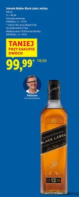 Whisky Johnnie walker black label promocja w Lidl