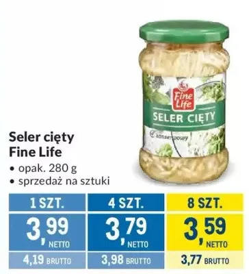 Seler cięty Fine Life promocja w Makro